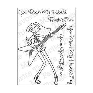   La Modes Clear Stamps Rock Star; 2 Items/Order Arts, Crafts & Sewing