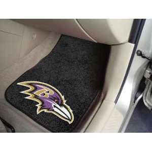  Baltimore Ravens Car Mats   Set of 2