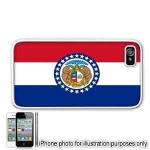  Missouri State Flag Apple Iphone 4 4s Case Cover White 