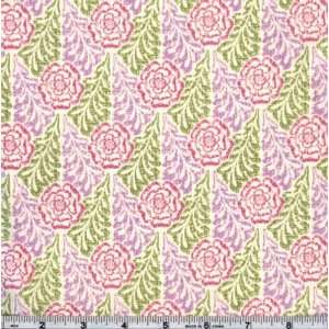   Lily Rose Rose Stencil Lilac Fabric By The Yard: Arts, Crafts & Sewing