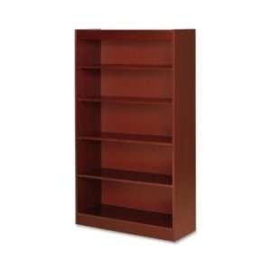   Lorell Five Shelf Panel Bookcase   Cherry   LLR89053 Furniture