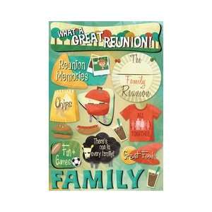  Family Reunion Collection   Cardstock Stickers   Reunion Memories