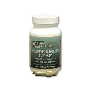 Peppermint (Leaf) 450mg   100 Capsules per Bottle (3 Pack)