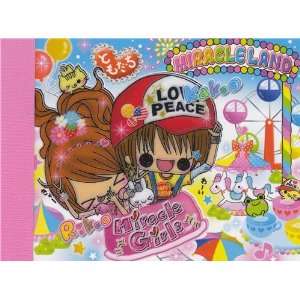   pink Kamio mini Memo Pad couple in amusement park cute Toys & Games