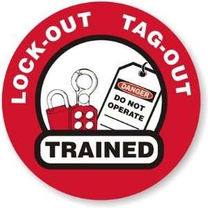  Lock Out Tag Out Trained Vinyl (3M Conformable)   1 Color 