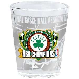 Boston Celtics 2010 NBA Champions 2oz. High Definition Shot Glass 