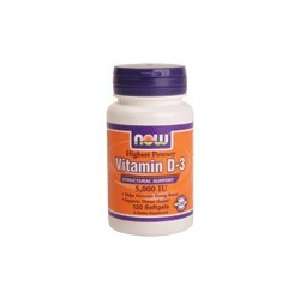  Now Foods Vitamin D 3 5000IU 120 Gels Health & Personal 