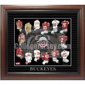 Ohio State Buckeyes Evolution Team Uniforms Memorabilia.  
