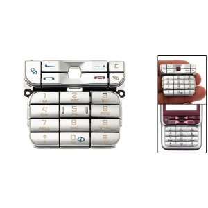   Silvery Mobile Replacement Keypad Button for Nokia 3230 Electronics
