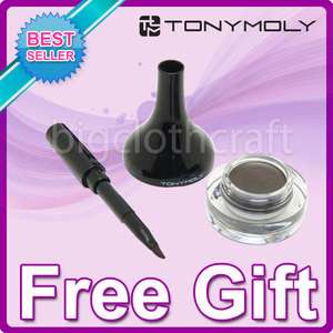 1Pcs x Original Tonymoly Tony Moly Backstage Gel Eye Liner #1 Black 4g 