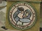 PORK EATING CRUSADER MULTICAM VELCRO MORALE PATCH ISAF AFGHANISTAN 