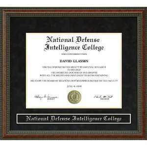  National Defense Intelligence College (NDIC) Diploma Frame 