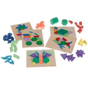  Pattern Blocks Toys & Games
