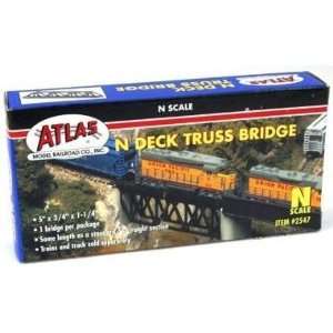  N Deck Truss Bridge Atlas Trains Toys & Games