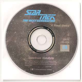 Star Trek A Final Unity Game w/1Click XP Vista Win7 CD 768964246420 