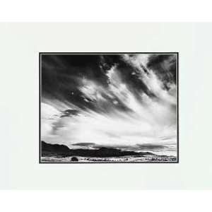  Ansel Adams   Moon and Clouds LG Matted