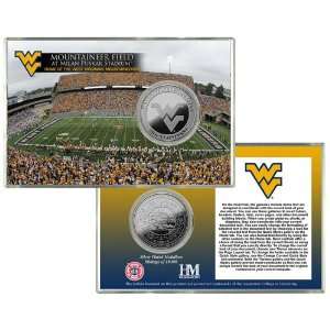  West Virginia University Mountaineer Field Silver Coin 