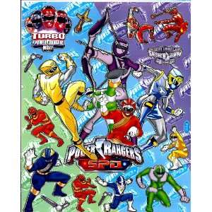 Mighty Morphin Power Rangers Fox Kids Sticker Sheet F030 ~ Blue Ranger 
