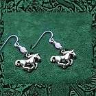 Handcrafted Pewter Charm Earrings~Colored Beads~Surgical Steel Ear 