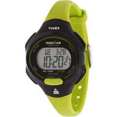 Timex Sport Ironman Green and Black Mid Size 10 Lap Watch    