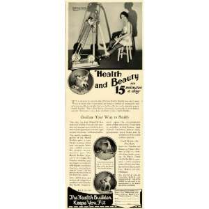  1928 Ad Sanitarium Equipment Co Exercise Machine Apparatus 