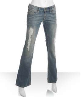 Taverniti So Jeans light wash stretch Jamie ripped bootcut jeans 