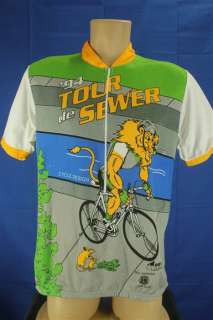 Pace 1994 Tour De Sewer Bell Gardens CA Cycling Bike Jersey Large 
