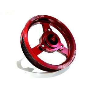   OBX Red Underdrive Crank Pulley 01 06 Mini Cooper S Only: Automotive