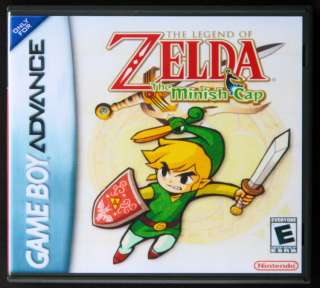 The Legend of Zelda Minish Cap GBA Custom Case NO GAME  