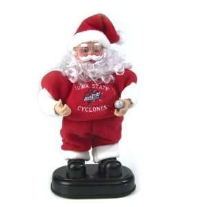   State Cyclones Animated Rock & Roll Santa Claus Figure: Home & Kitchen