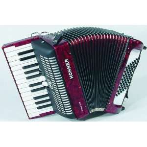  Hohner Bravo II Tremolo   Red Pearl Musical Instruments