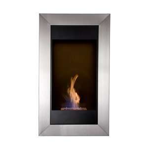   BB S24861V Square Vertical Indoor Fireplace, Stainless: Home & Kitchen