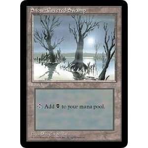  Snow Covered Swamp Playset of 4 (Magic the Gathering  Ice 