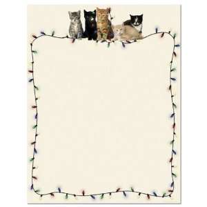   Kitties Holiday Letterhead & Flyer Paper 