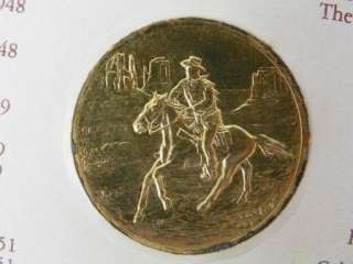   Commemorative Medals, John Wayne, Civil War, Franklin Mint A219  