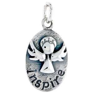  925 Sterling Silver Guardian Angel (INSPIRE) Inspirational 