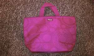 THIRTY ONE 31 THERMAL TOTE PINK CIRCLE SPIRALS  