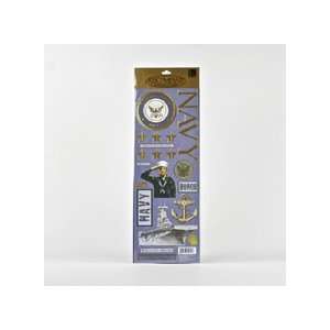  Military Foil Embossed Stickers Arts, Crafts & Sewing
