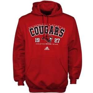  adidas Houston Cougars Red School Pride Hoody Sweatshirt 