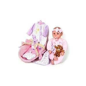    Baby Allie Deluxe Dress & Playset with Teddy Bear: Toys & Games