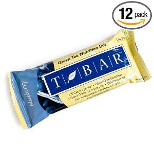 Tzu The T Bar, Blueberry Green Tea Nutrition Bar, 14.76 Ounce Bars 