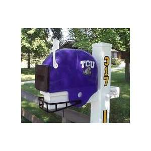  Texas Christian Horned Frogs Helmet Style Mailbox Sports 