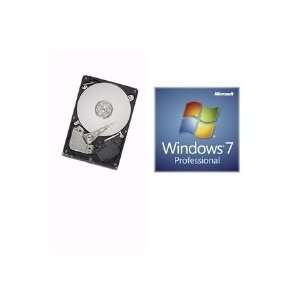   Hard Drive and Microsoft Windows 7 Professional 64BIT   OEM DVD Bundle
