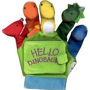    Little Scholastic Hello Dinosaurs Baby Hand Puppet Board Book Baby