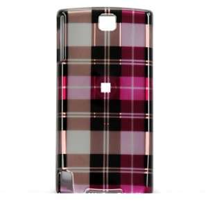 Cuffu   Pink Check   HTC Pure Case Cover + Screen Protector (Universal 