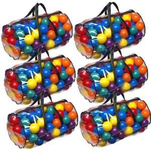   Pit Balls 6 Carry Bags Top Quality Balls Primary Colors: Toys & Games