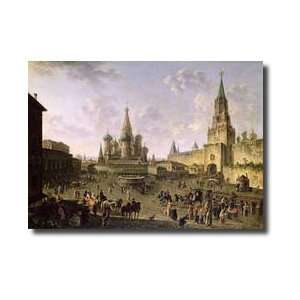  Red Square Moscow 1801 Giclee Print