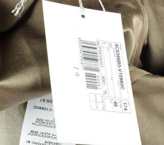 VALENTINO Roma Taupe Cotton/Silk Coat Dress 48/12 NWT  