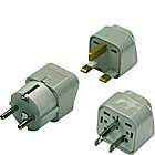 Grounded Great Britain/Africa Adapter Plug   set of 2