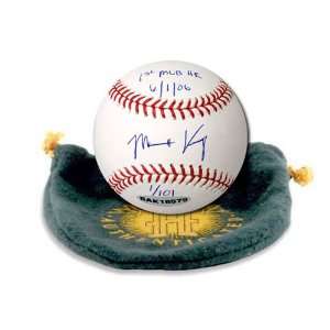 Los Angeles Dodgers Matt Kemp Autographed Baseball Inscribed 1st MLB 